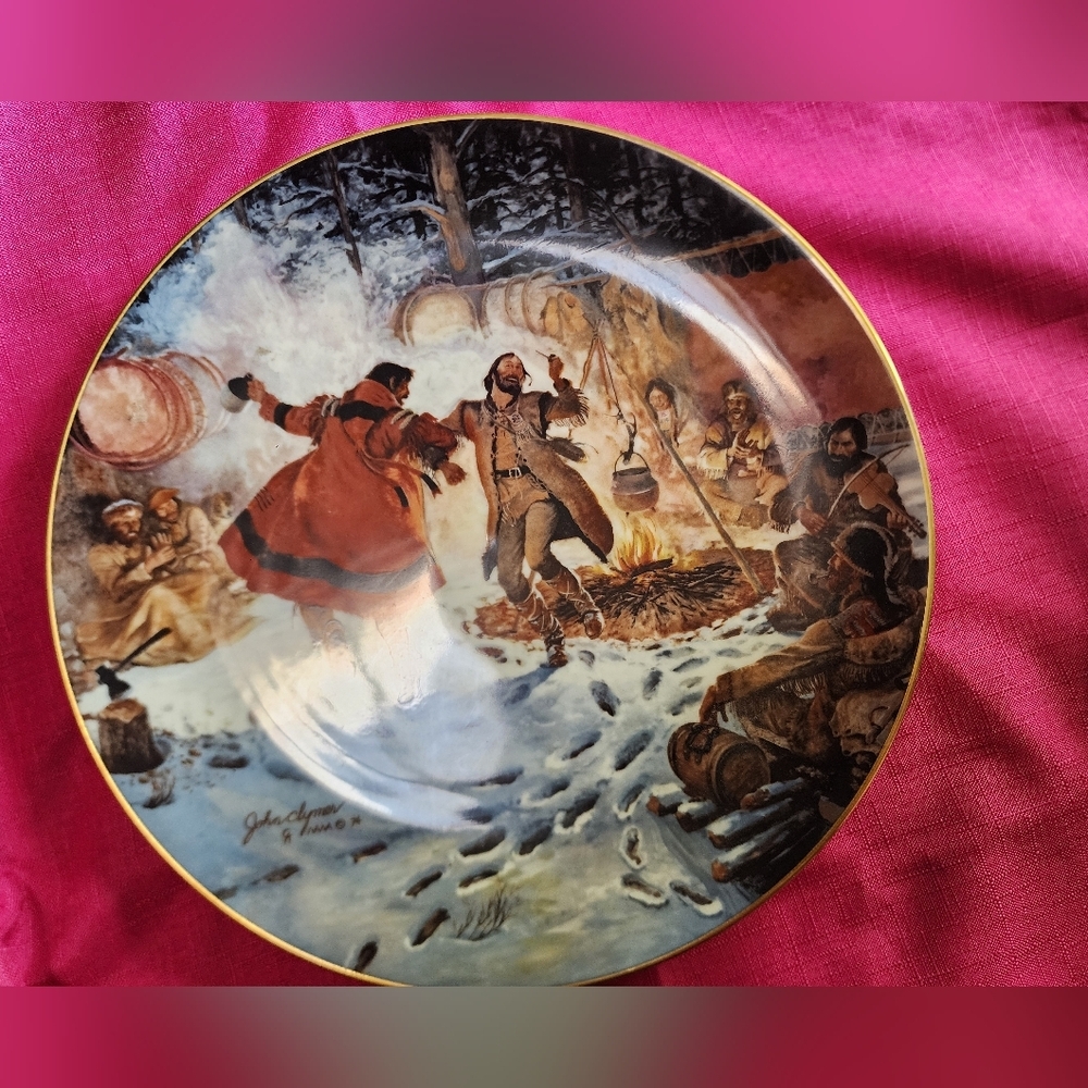 GORHAM fine china collector plate ALOUETTE